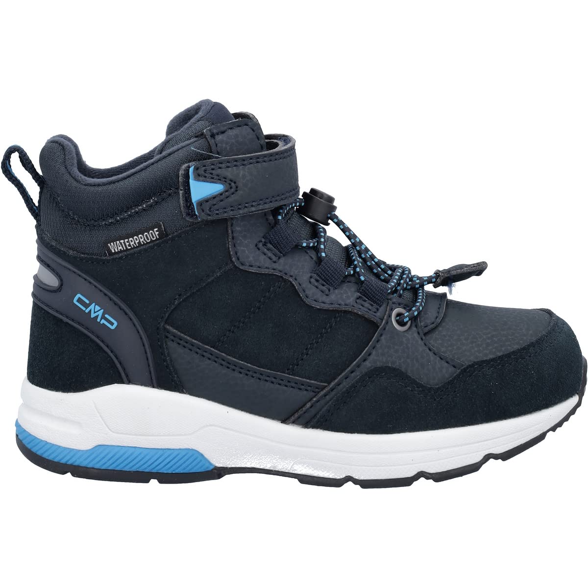 CMP Children's Hadil Leather WP Shoes Casual Shoes Outdoor Shoes, anthracite, 12.5 UK Child