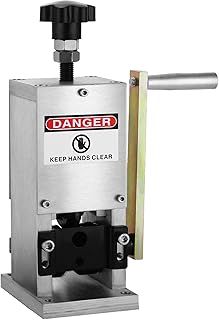 VEVOR Powered or Manual Wire Stripper Machine, Wire Stripper Machine with Hand Crank Portable, 0.06-0.98 inches,Copper Wire Stripper,Electric Wire Stripping for Scrap Copper Recycling