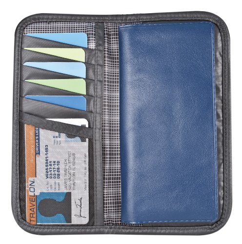 Travelon Luggage Safe Id Checkbook Wallet, Off Black, Small4