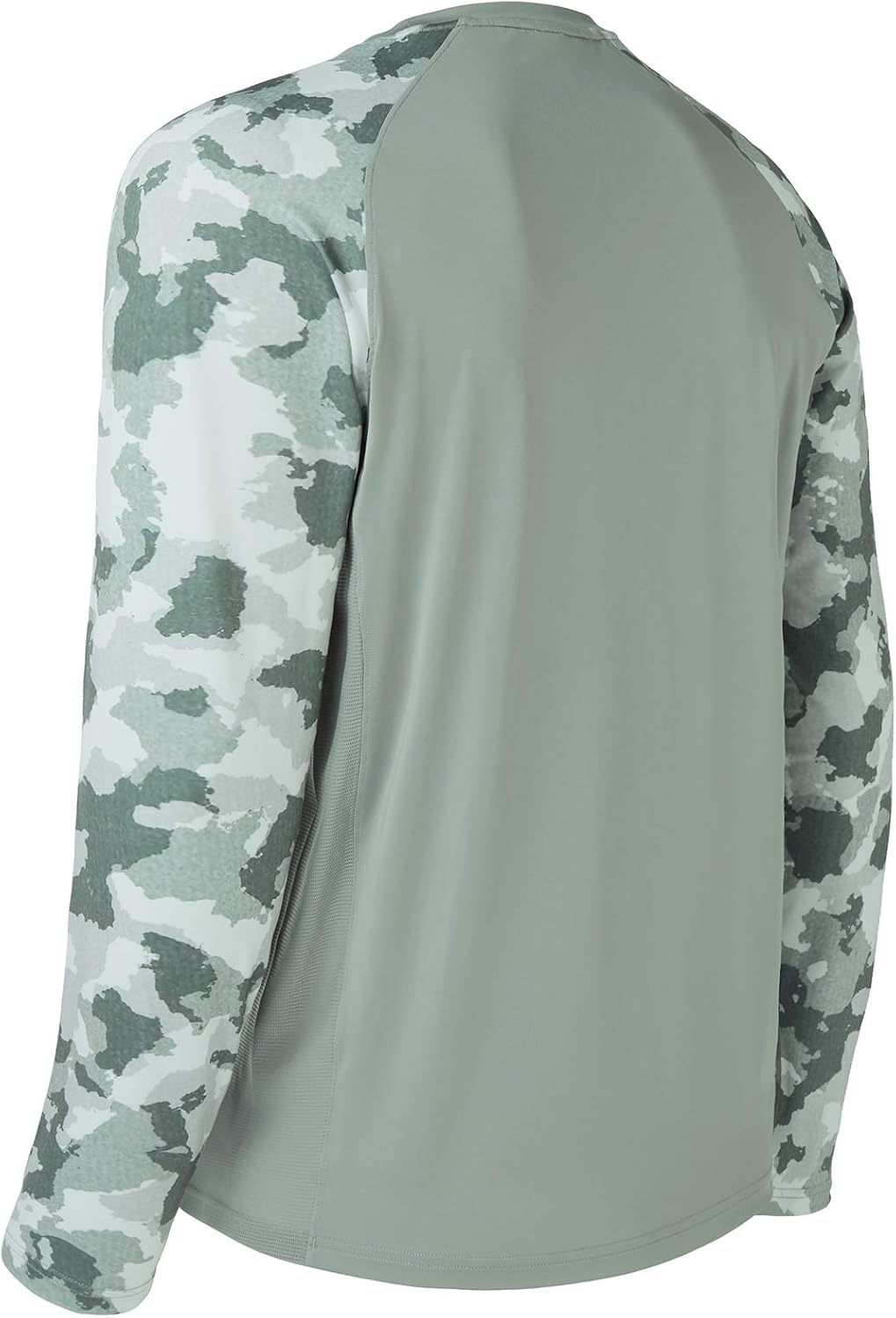 BASSDASH UPF 50 Fishing Tee for Men Camo Long Sleeve Shirt Quick Dry Sweatshirts at  Men’s Clothing store