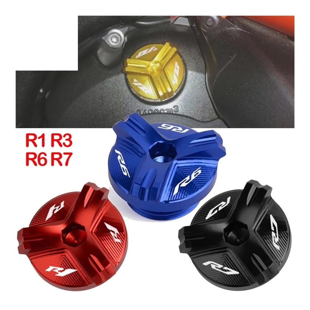 Bouchon De Remplissage D'huile Moteur Aluminium Pour Yamaha YZF R1, R6, R7, Etc. (2008-2023) - Décoratif - 7
