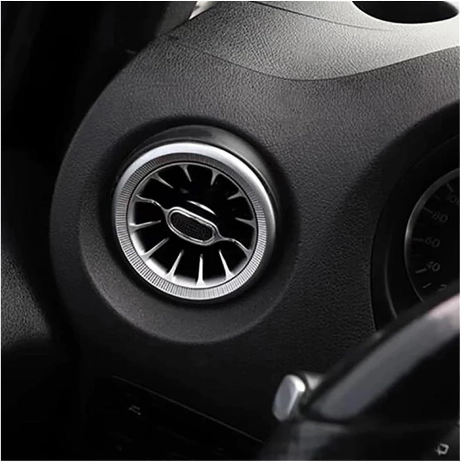 ​All Silver Car Front Interior Dashboard A/C Air Outlet Turbo Conditioning Vent Compatible For Mercedes Benz V Class W447 Vito A4478308502