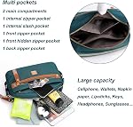Sac à dos pour femmes Petit porte-monnaie Sacs à dos de dames Sacs Messenger Sacs avec poches multiples