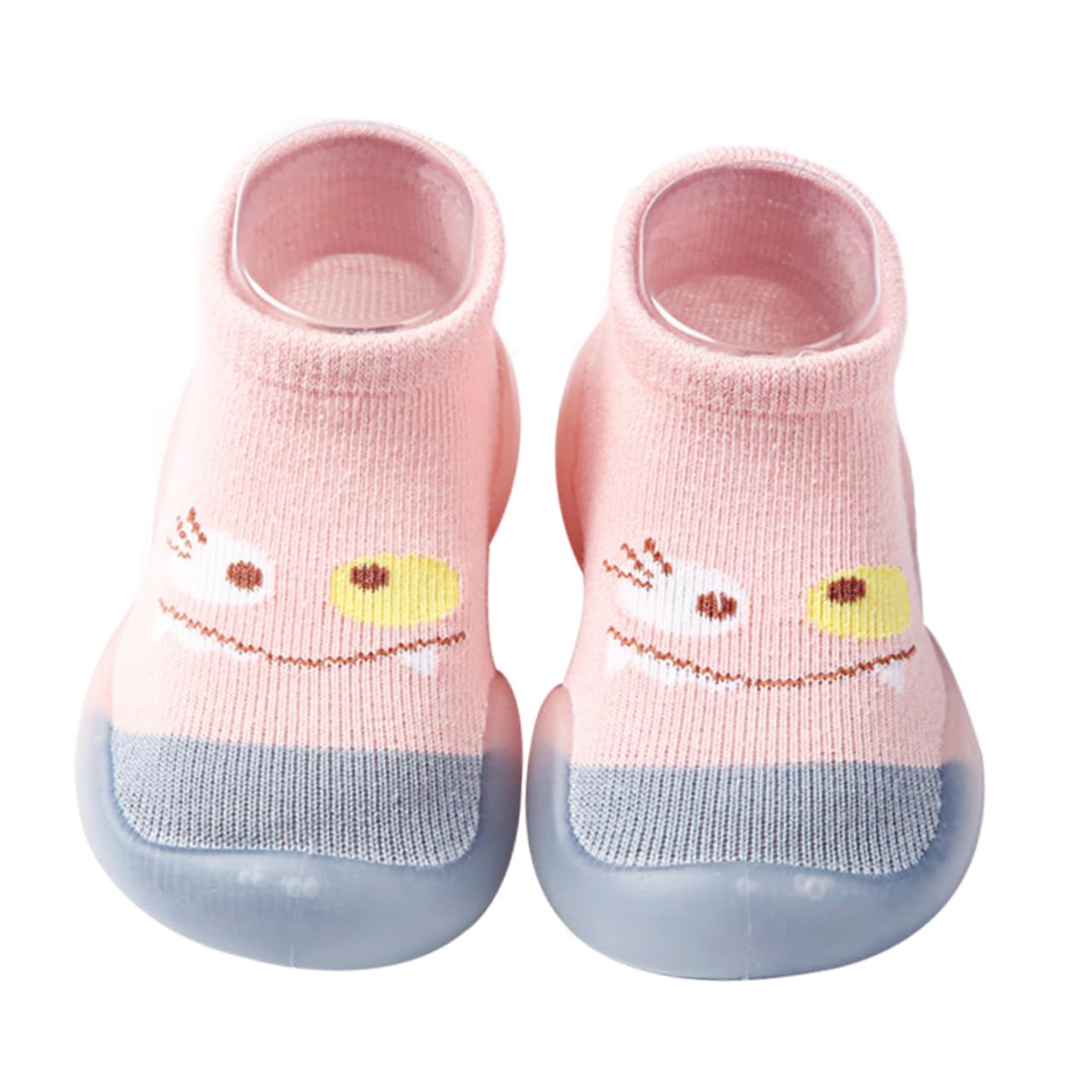 TOVINANNA Infant Cotton Prewalker 1 Pair Anti-skid Flooring Socks Cartoon Pattern Comfortable for Babies