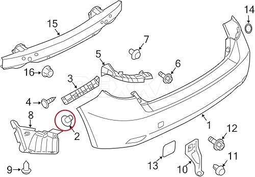 Miniatura 5 de Rexka 20 unids delantero y trasero parachoques cubierta retenedor panel lateral clip para Subaru 909140059 Forester Impreza Legacy Outback WRX STI