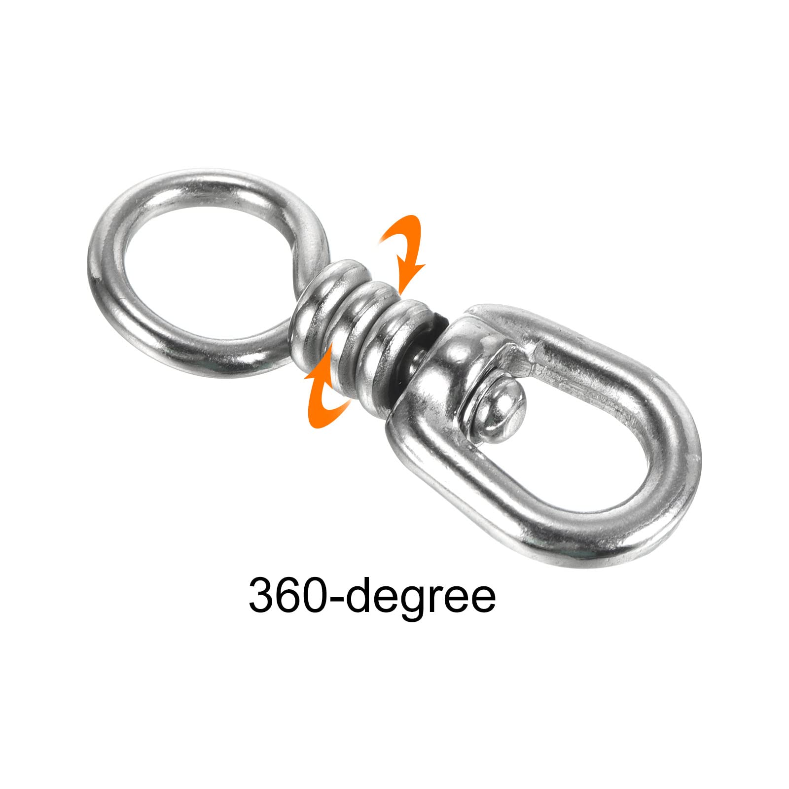 Mousquetons Pêche Acier Inoxydable - 50 Pièces Pivotantes Pour Leurres Eau Douce/salée - Résistance 76kg
