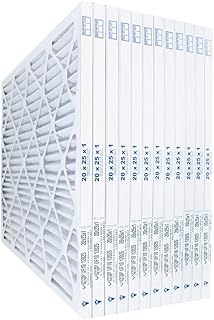 United Filter 20x25x1 MERV 10 Furnace Air Filters (Case of 12) - HVAC Filters for Home & Office - Purify Air, Removes Pollen, Mould, Bacteria & Smoke - Replacement Air Filters Made in Canada