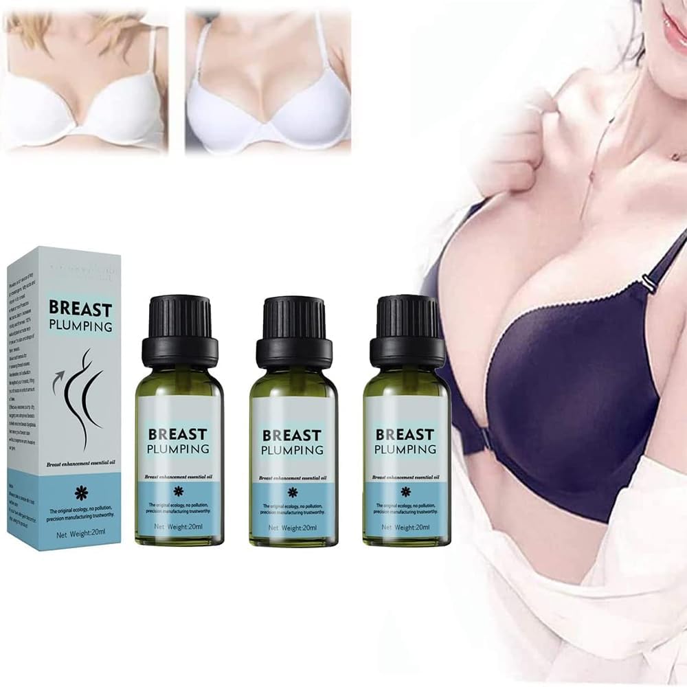 Curvy Beauty Korean Bust Massage Oil, Breast Plumping Oil, Natural Herbal Bust Up Essential Oil, Strengthens Skin Elasticity& Firmness(3pcs)