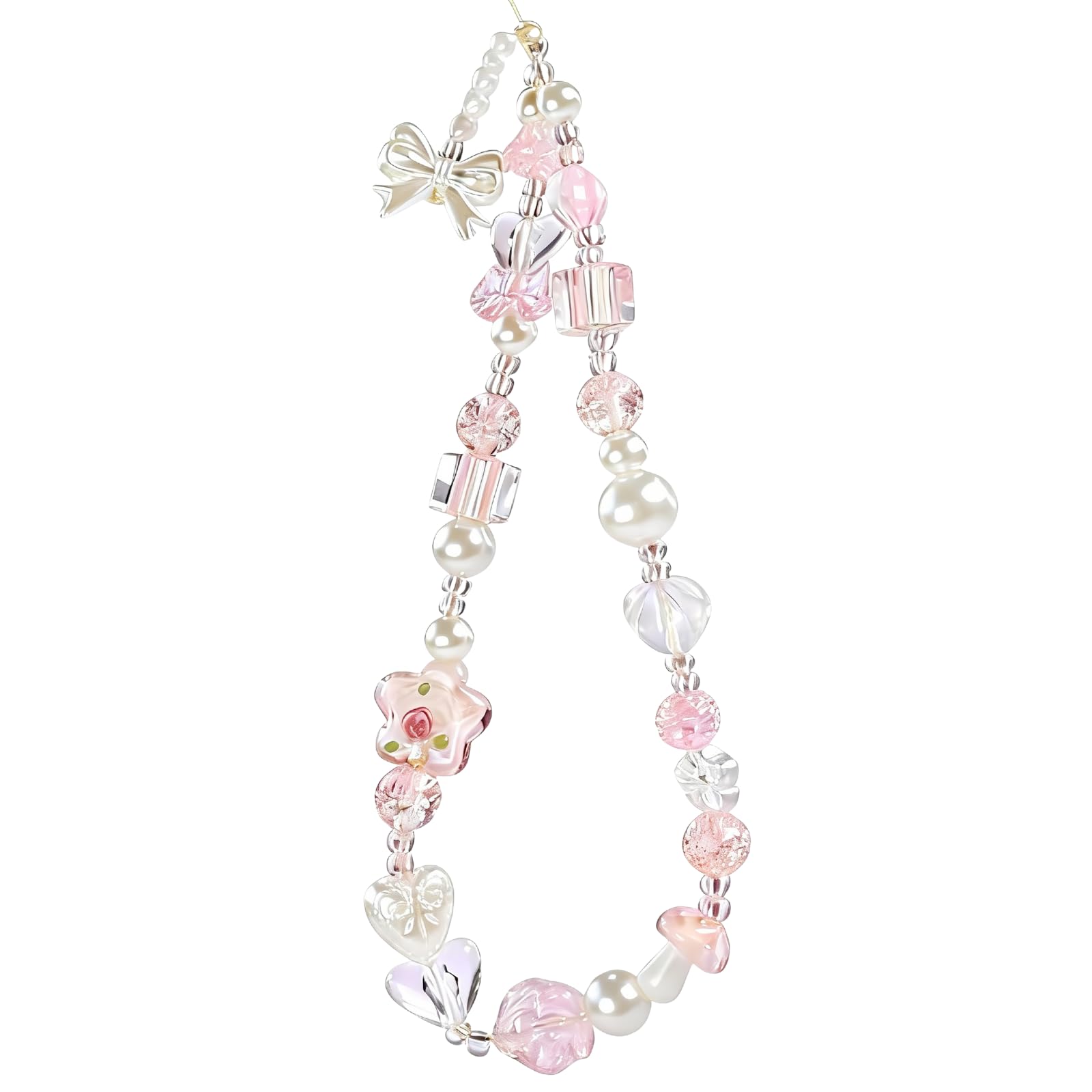 アクセサリー manami CasaPopz Beaded Camera Wrist Strap Cute Digital Camera Charm