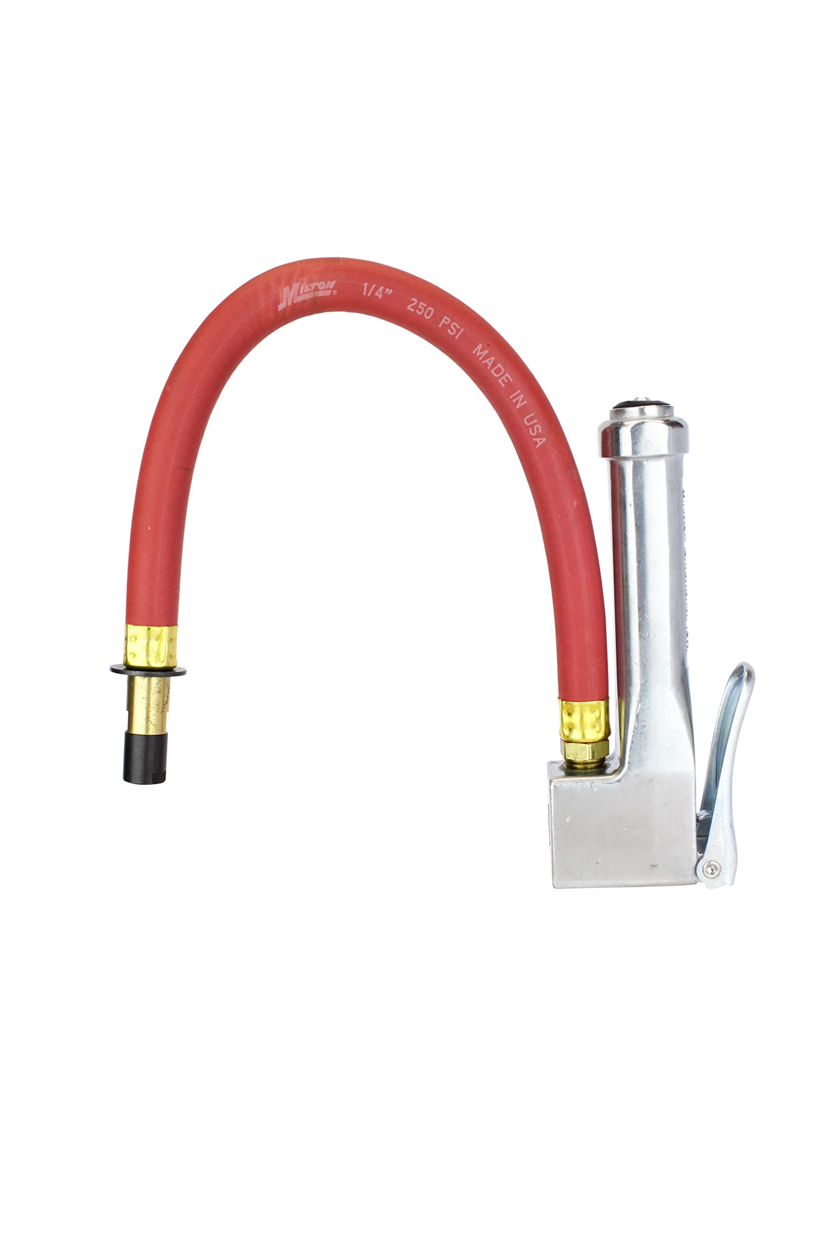Milton (S-520 Bajonett-Reifendruckprüfer – gerader Luftfutterkopf, 120 PSI max.