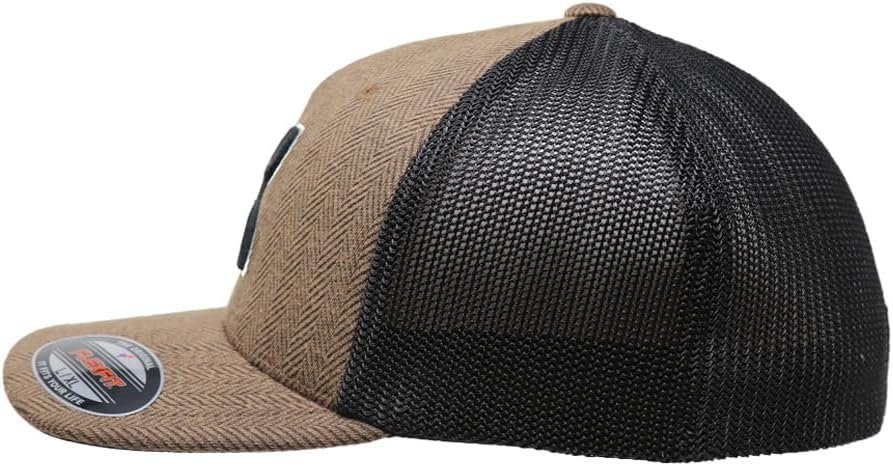 HOOEY Men's Coach Tweed Baseball Cap Brown L XL