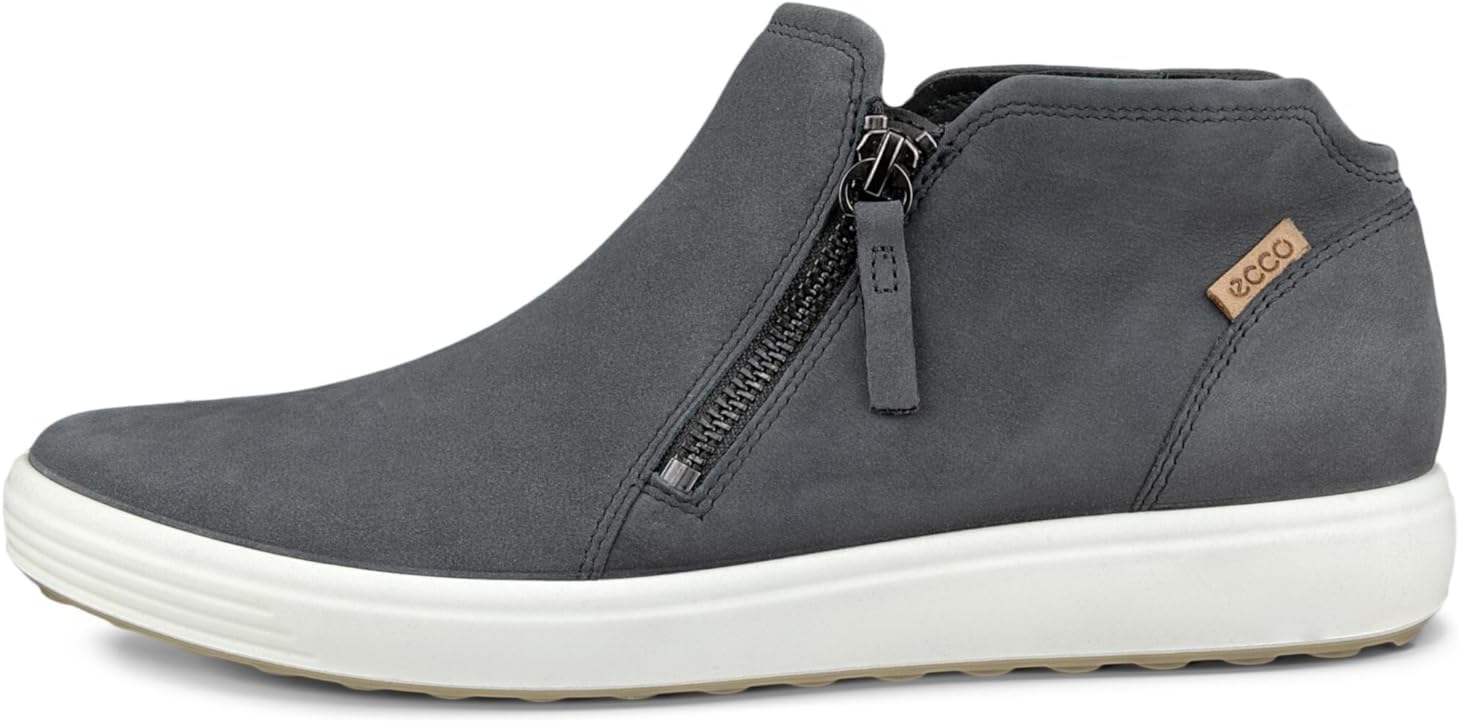 ECCO Womens Soft 7 Side Zip Bootie Sneaker - Image 5