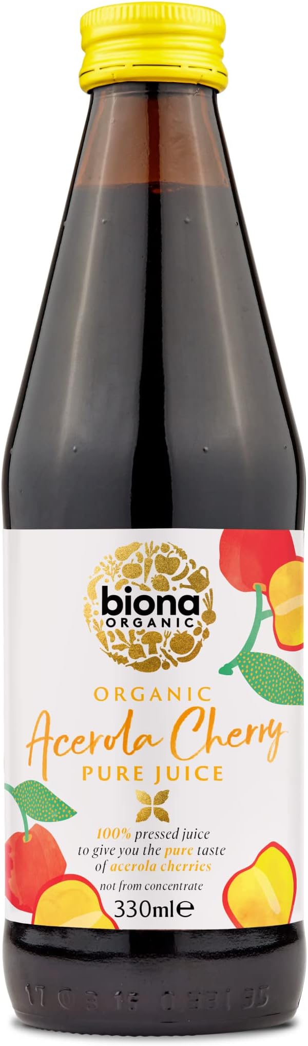 Organic Acerola Cherry Pure Pressed Juice 330ml