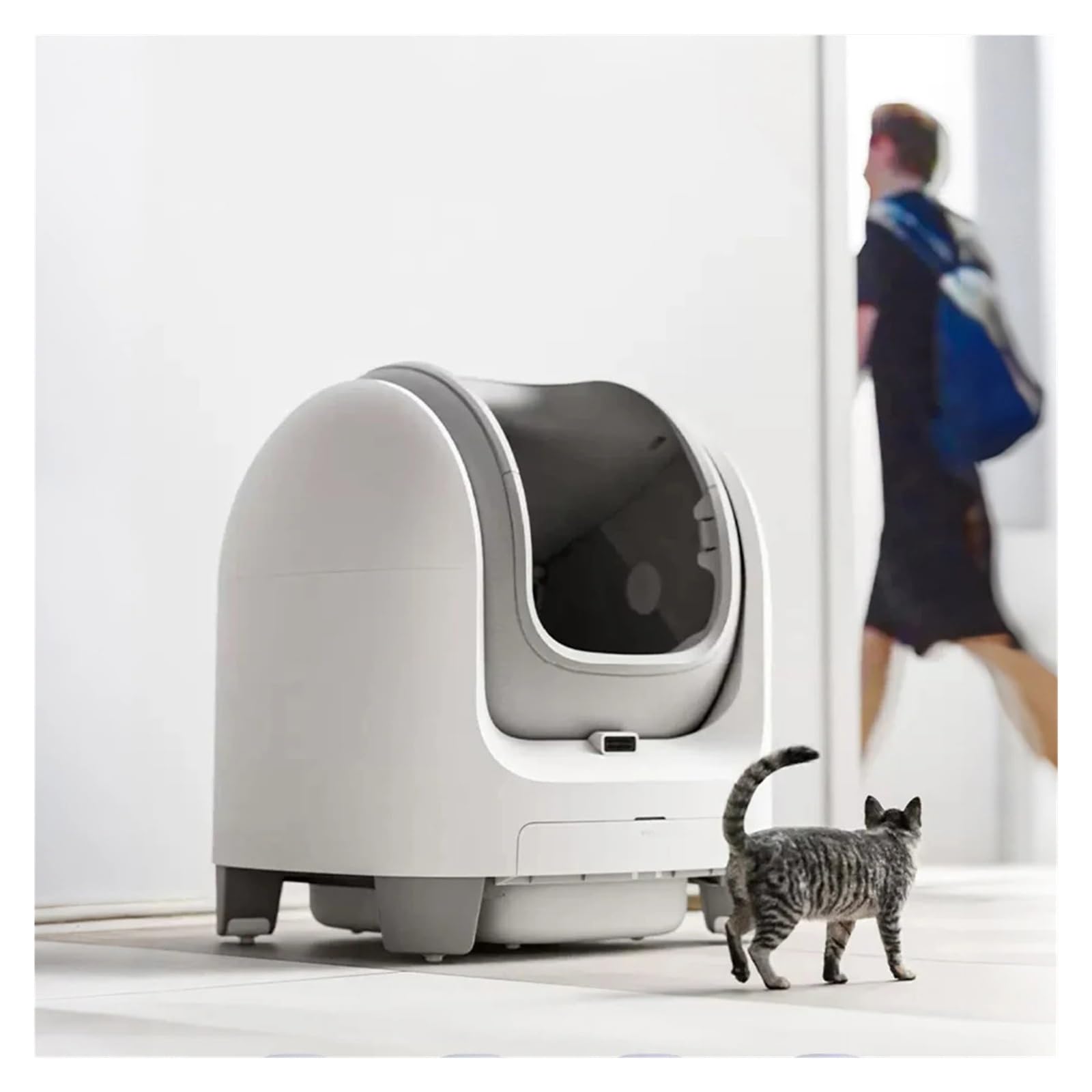 Amazon | C1 インテリジェント全自動猫用トイレボックス 電動うんち