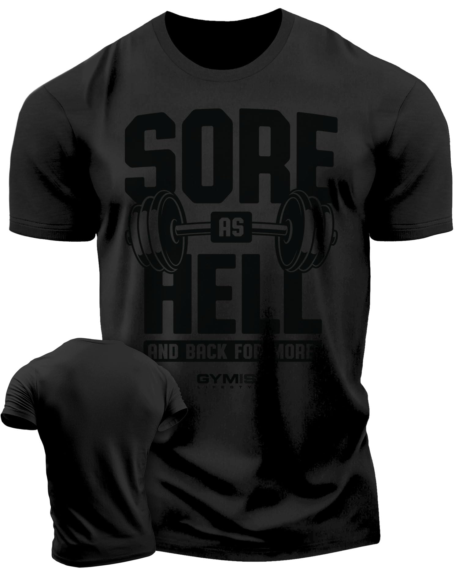 Sore As Hell Funny Sayings Gym Lifting T-Shirt for Men, Workout Gym Shirts