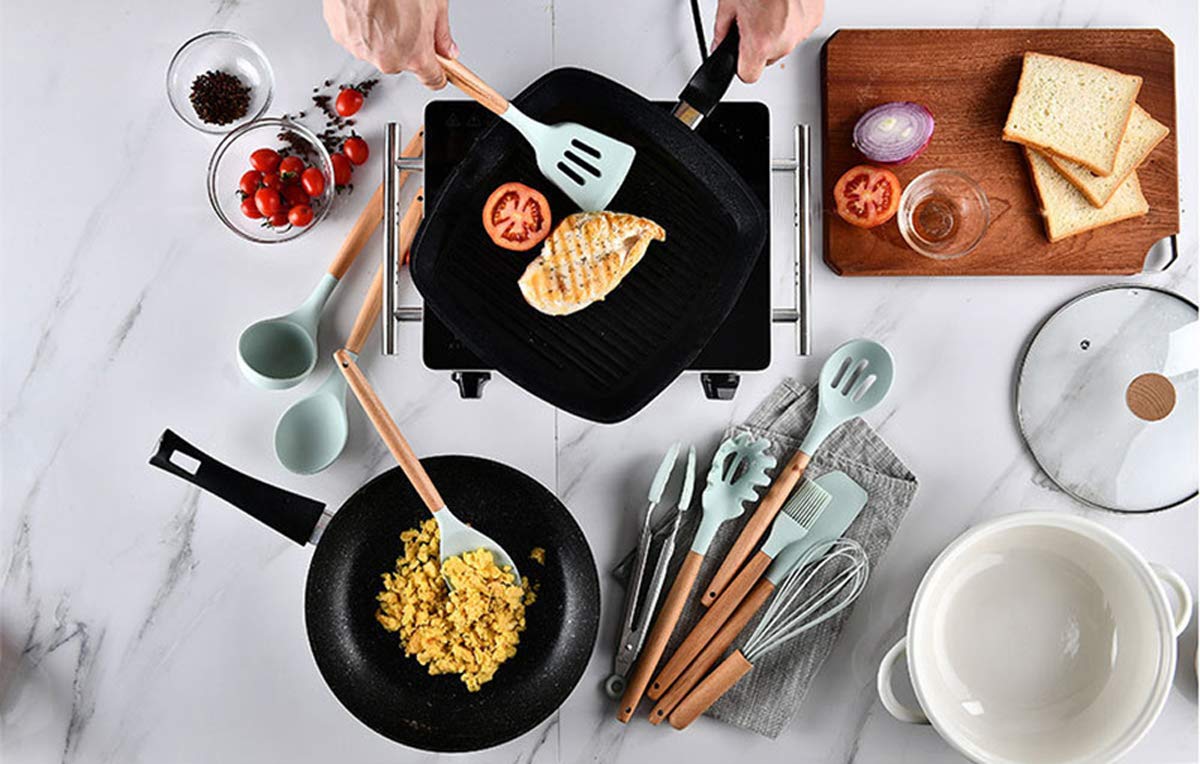 Amazon | Nuloofen シリコーン製キッチン用品 37点セット ホルダー付き