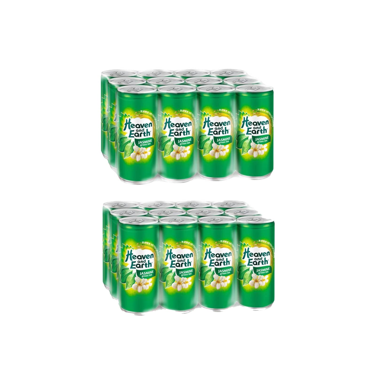 Heaven & Earth Jasmine Green Tea, 300ML (24 Cans), pack of 1