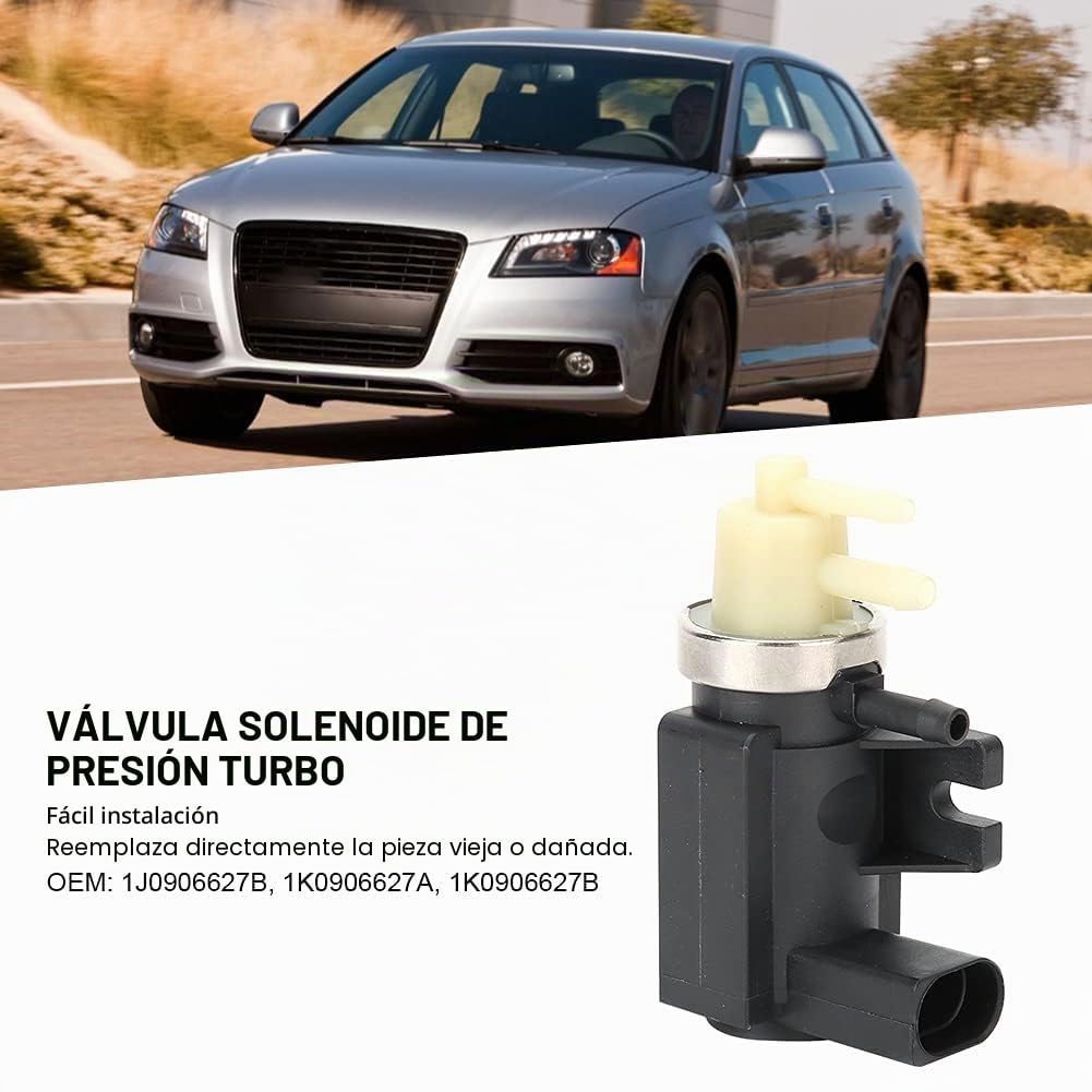 Válvula magnética turbo, válvula de presión turbo 1K0906627a 1K0906627B 1J0906627B para A3 Avant TT 1.9 2.0 2.5T