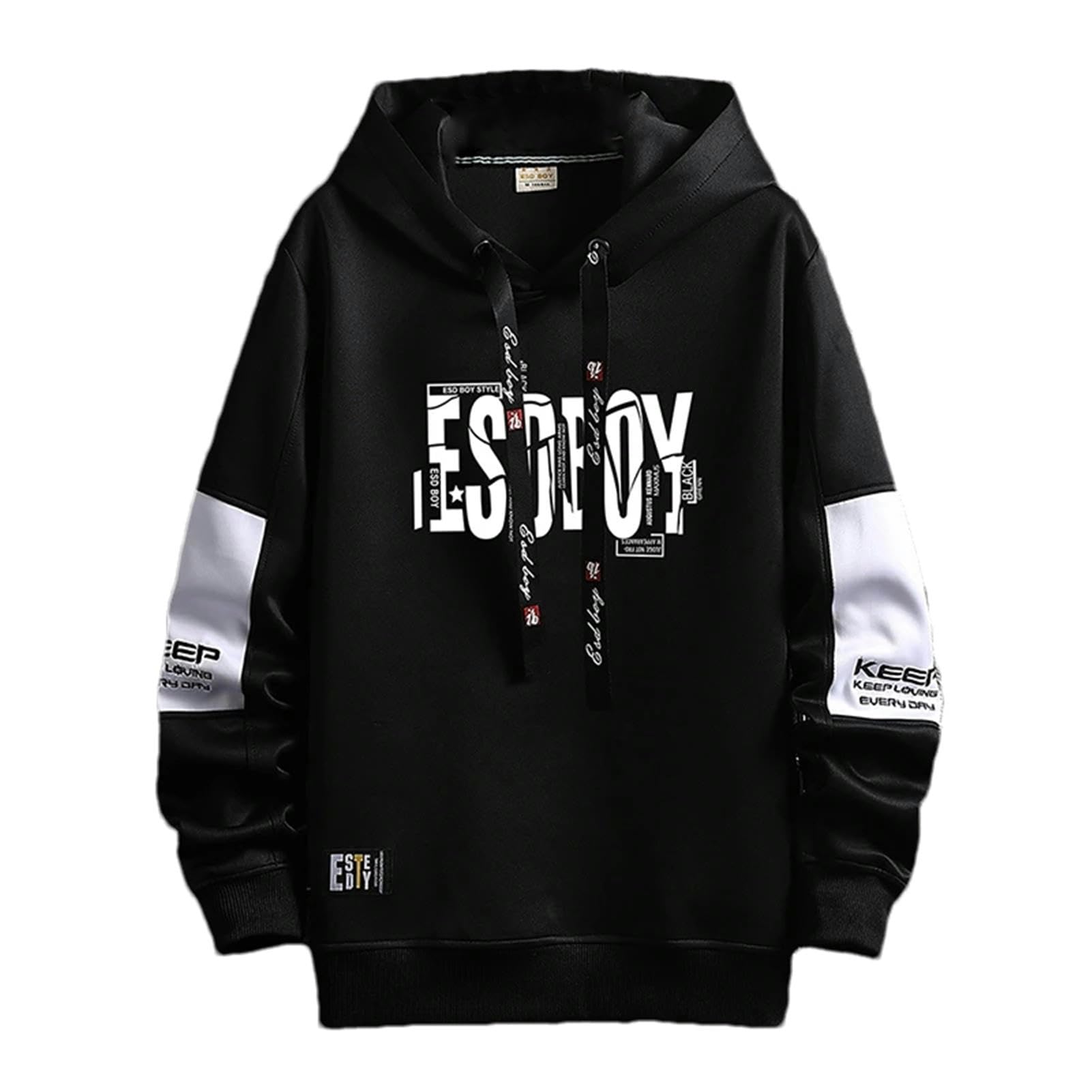 Primavera Autunno Uomo Felpe con cappuccio Casual Sport Felpe con cappuccio Hip Hop Streetwear Pullover Gioventù Top Hoody Abbigliamento