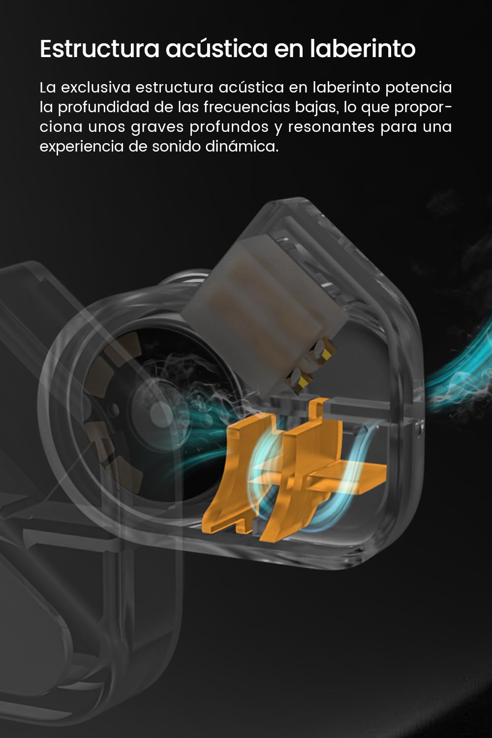 TANCHJIM Bunny Auriculares para Juegos con Driver Dinámico de Doble Cámara, IEM 1DD 0.78mm 2Pin, Monitor con Cavidad Laberíntica para Graves, HiFi Nivel de Entrada con Micrófono - Type C