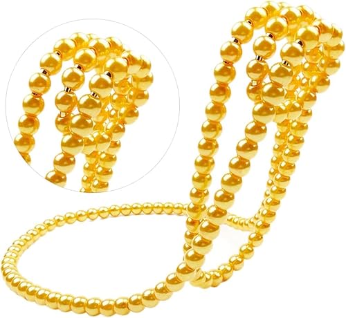 ANDGROPAND (dorado) Collar de perlas artificiales creativas flotante Estante de vino de metal Soporte de botella de vino Soporte de exhibición de