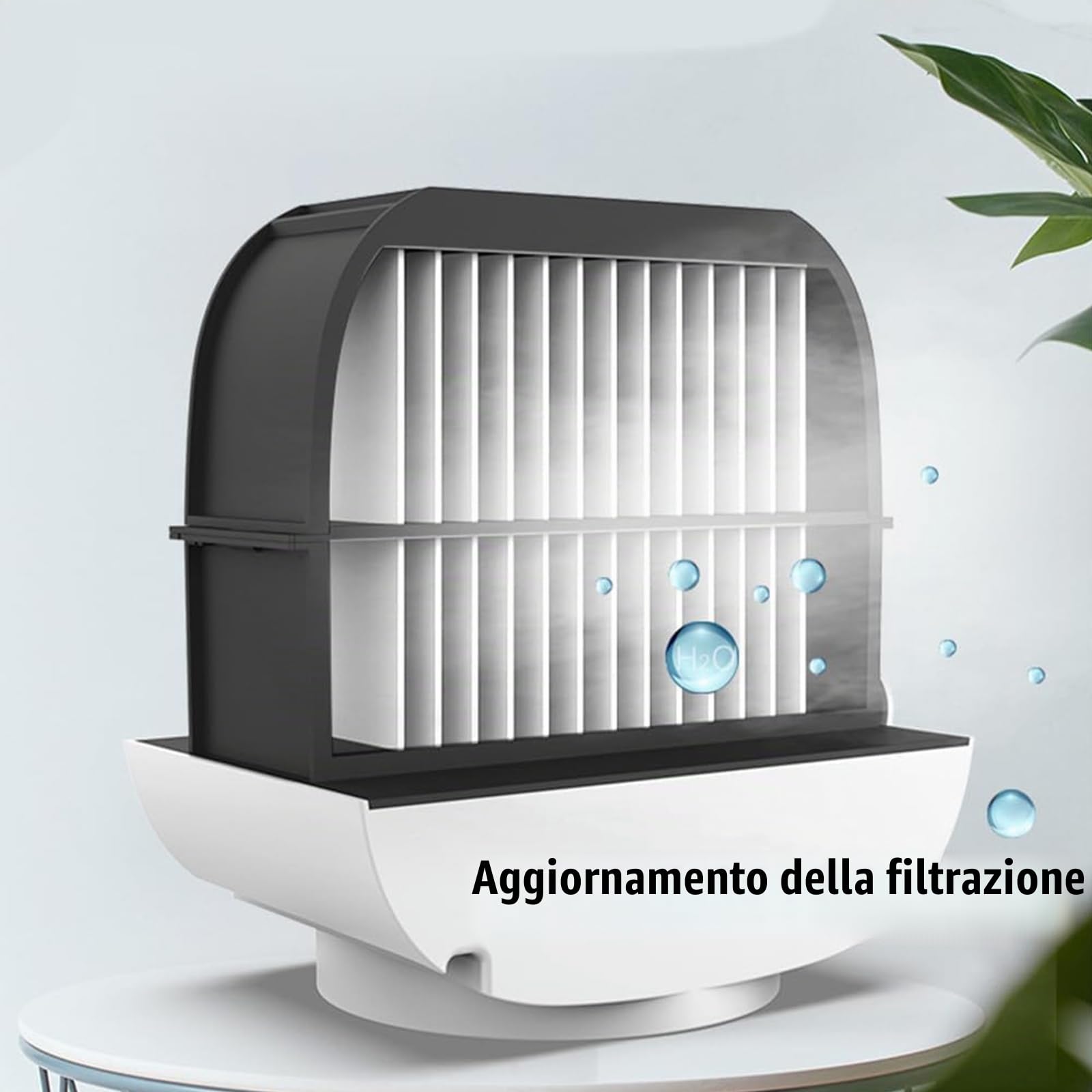Aira Breeze climatizzatore per camera, raffreddamento ad acqua, funzionamento USB, per famiglia, da viaggio (Bianco)