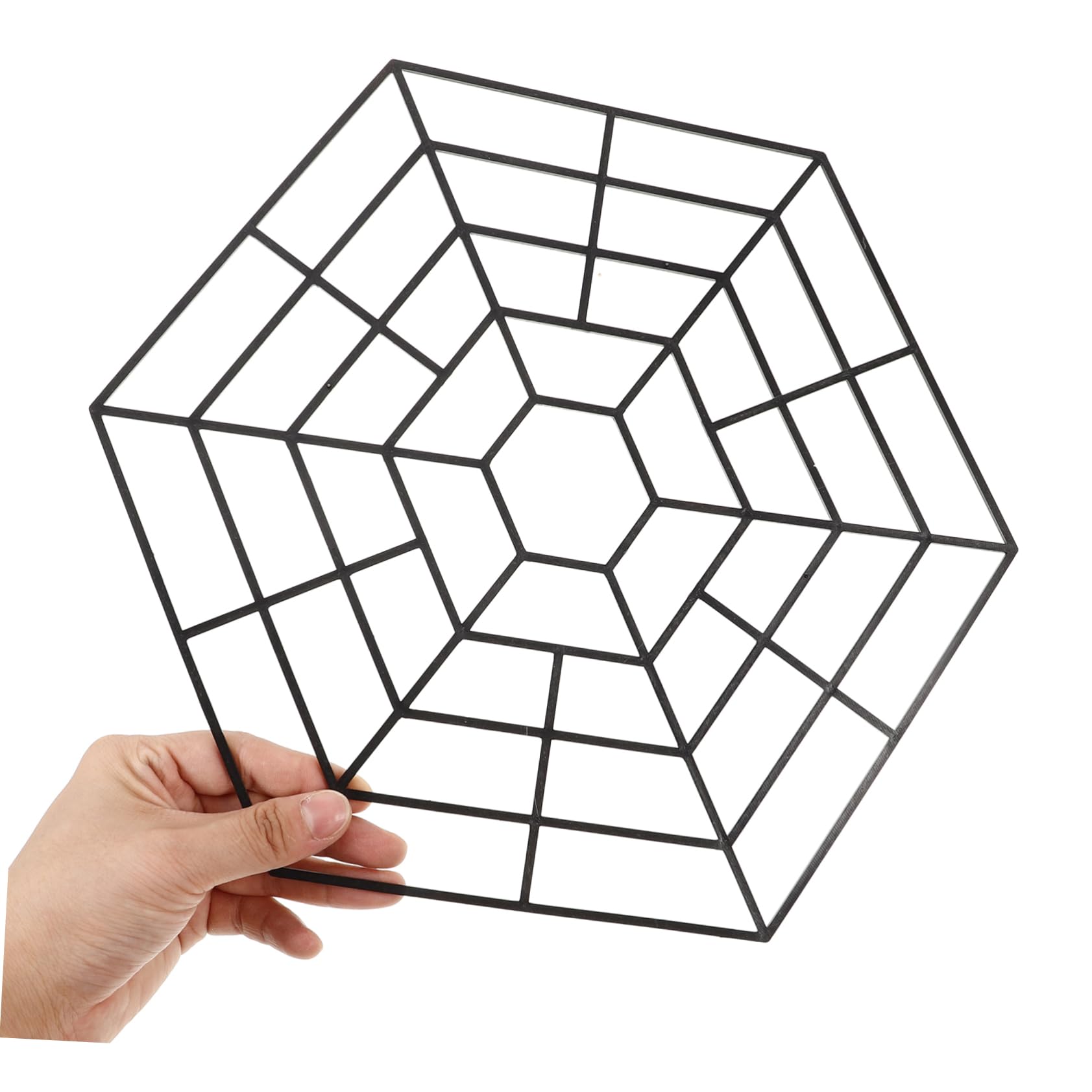 UPKOCH 15piezas Protección para Peces Hexagonales De Plástico para Estanques Pequeños Disuasorio De Garzas para Estanques Al Aire Accesorios De Seguridad para De Peces