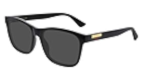 Classic Round Sunglasses, Black-Black-Grey, 57