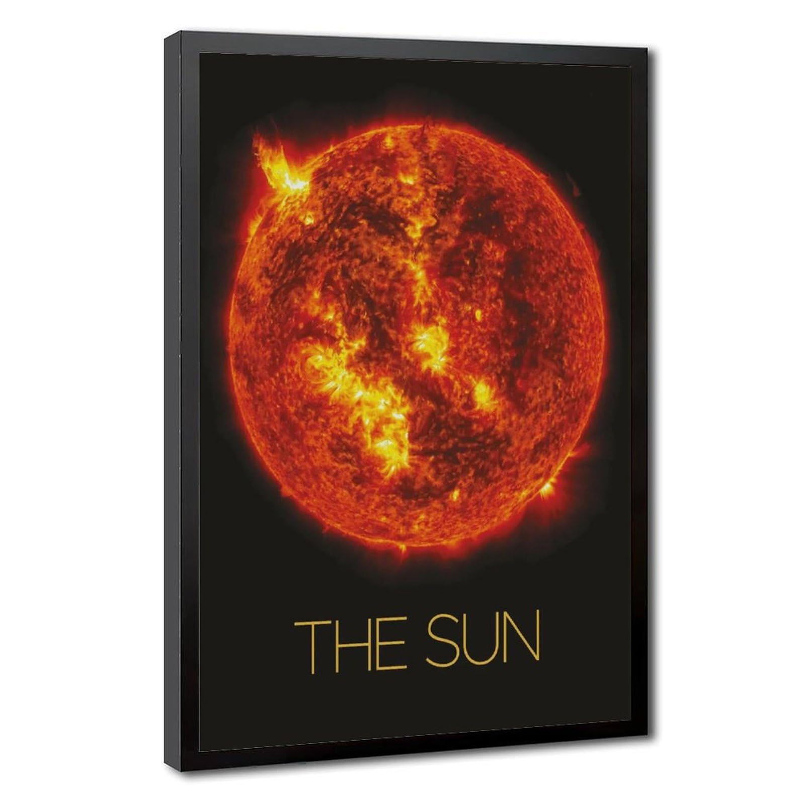Bareronor Sun Vast Galaxy Canvas Poster Bedroom Decor Landscape Office Room Decor Gift 20" L X 30" W