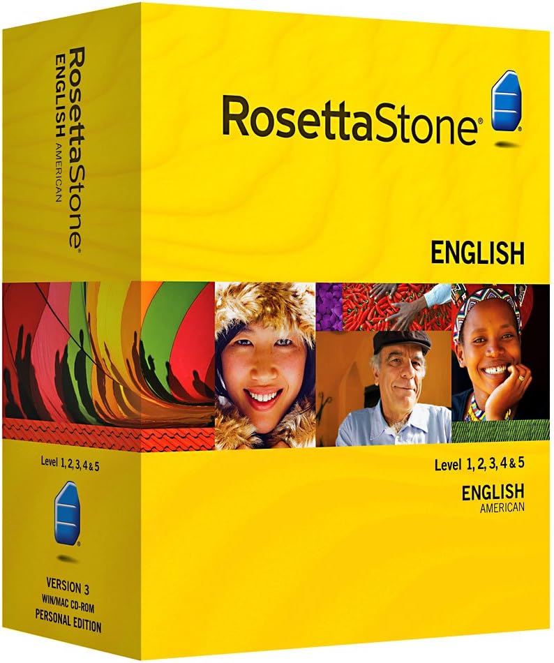Rosetta Stone V3: English (US) Level 1-5 Set with Audio Companion [OLD VERSION] - Image 1