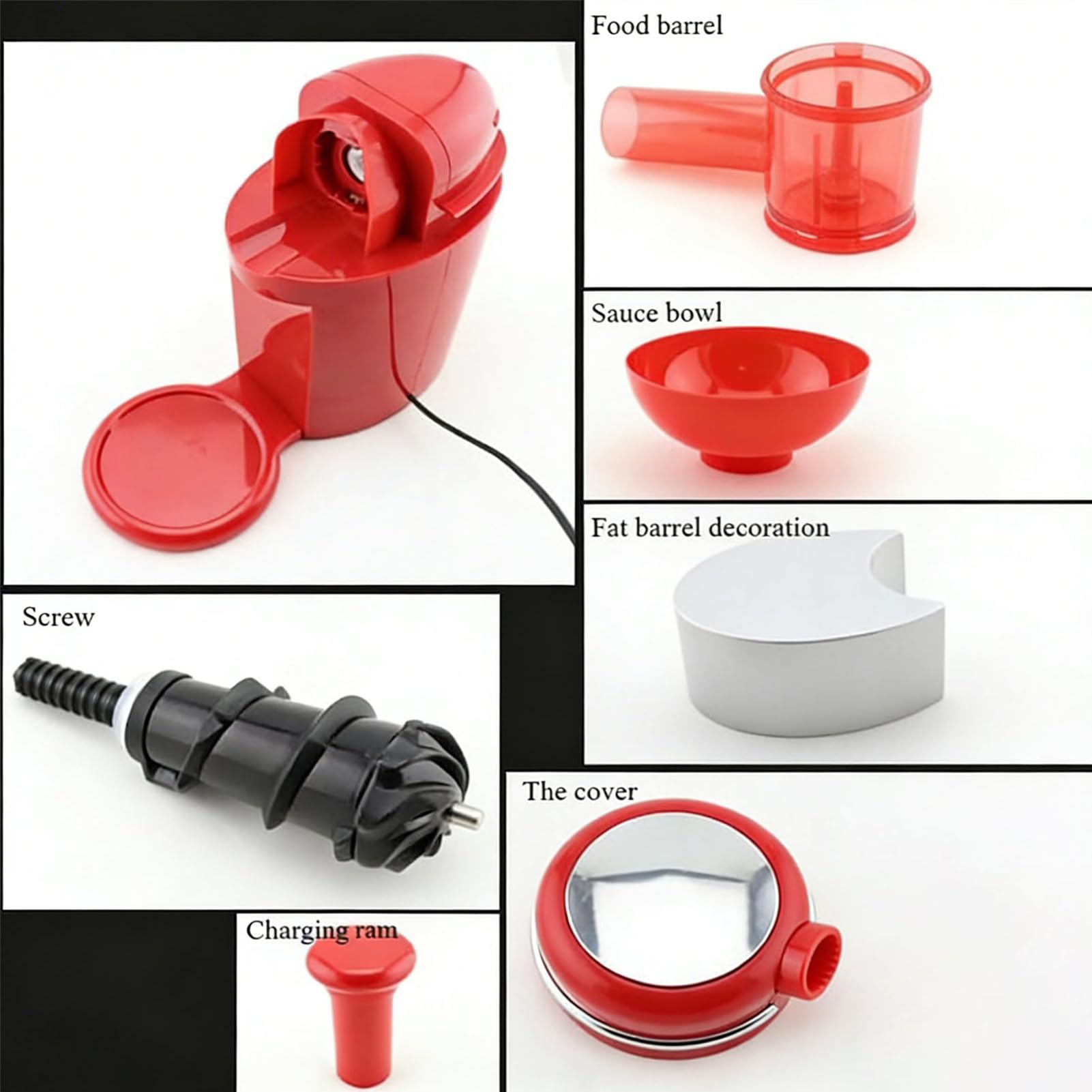 Máquina para Hacer postres Helados, 500 ml, máquina para Hacer Helados caseros, Yogur Helado Suave y Sorbete, fácil de Usar para Preparar Dulces caseros.