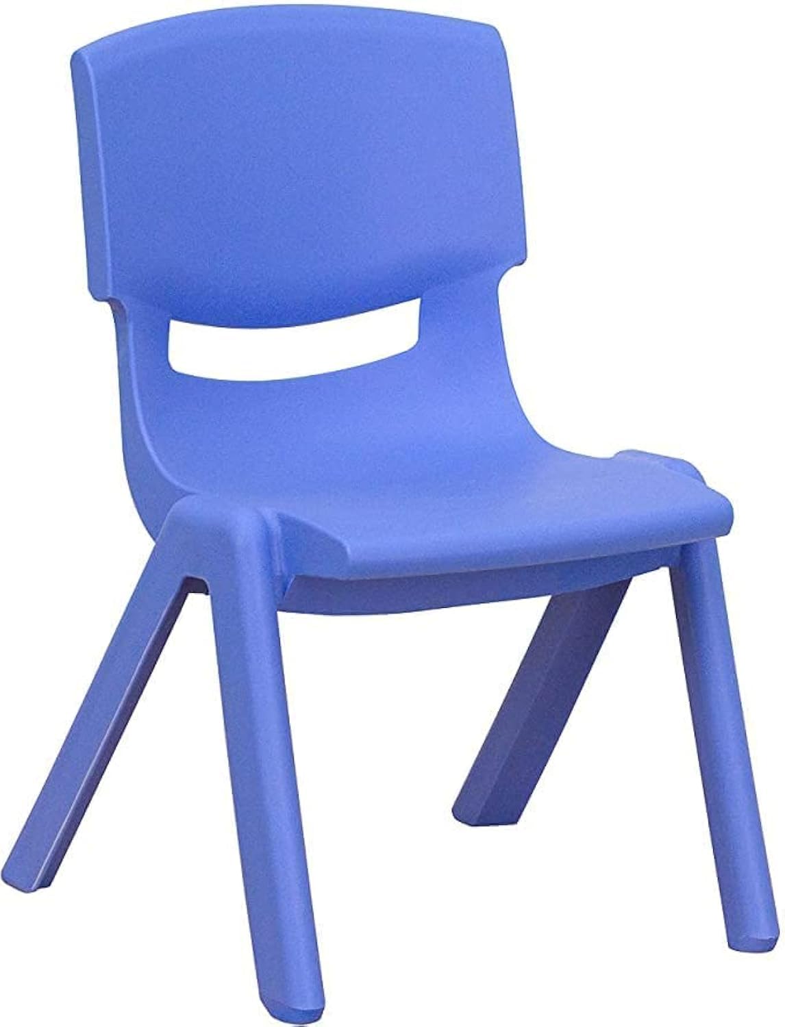 SIGNATRON Plastic Strong and Durable Kids Chair for Studying Dining Home Virgin Material Kids Chairs with Backrest for 2 to 5 Years | Sustain Upto 100 KG (Blue - Heart)