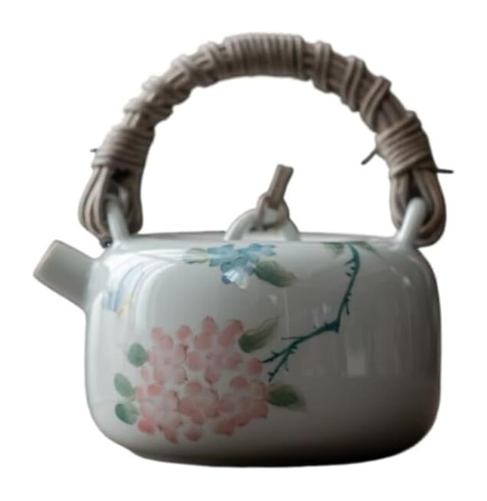 BTYQKZVPM Japanese ceramic tea pot, Ceramic Teapot Chinese Porcelain Design Kung Fu Tea(B)
