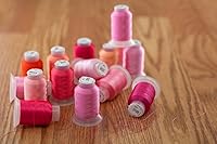 Vista 5 de Embroidex, kit de 260 bobinas de hilo para máquina.