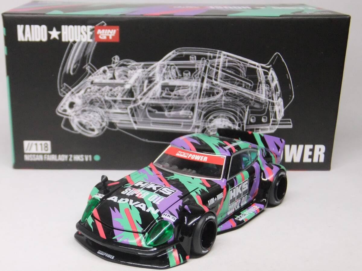ミニカー 45台セット KAIDO☆HOUSE 1/64 NISSAN FAIRLADY Z HKS 118 日産