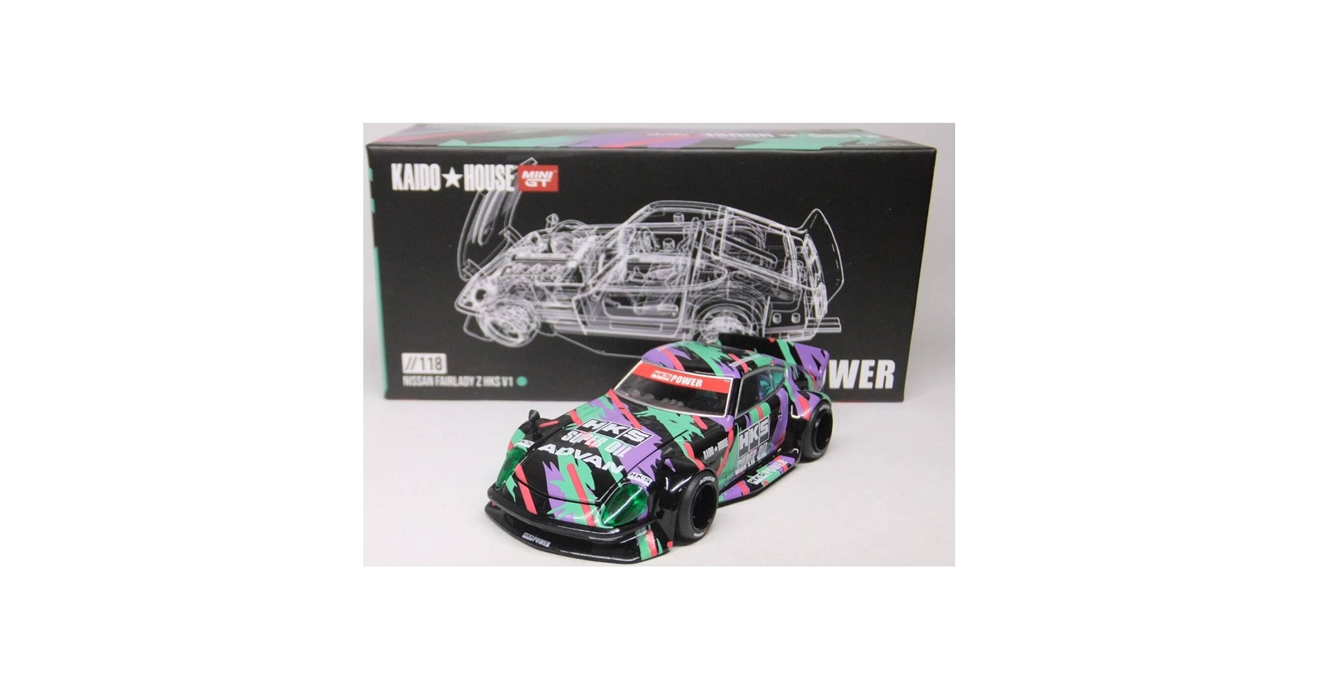ハマケン ララディアント 28mm 6台 Amazon | MINI GT ダットサン KAIDO フェアレディ Z HKS V1