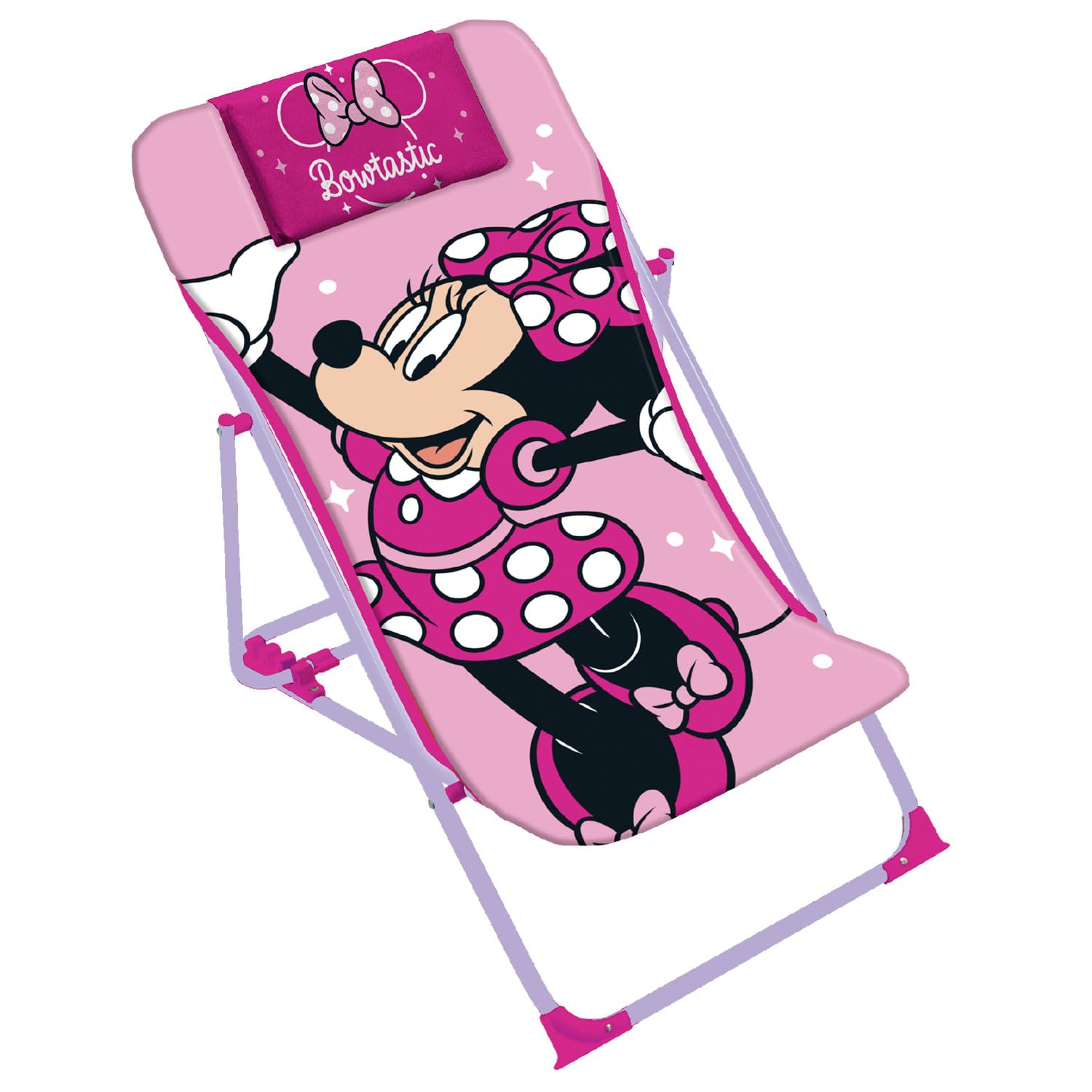 ARDITEX WD16122 Tumbona Plegable de 43x66x61cm de Disney-Minnie
