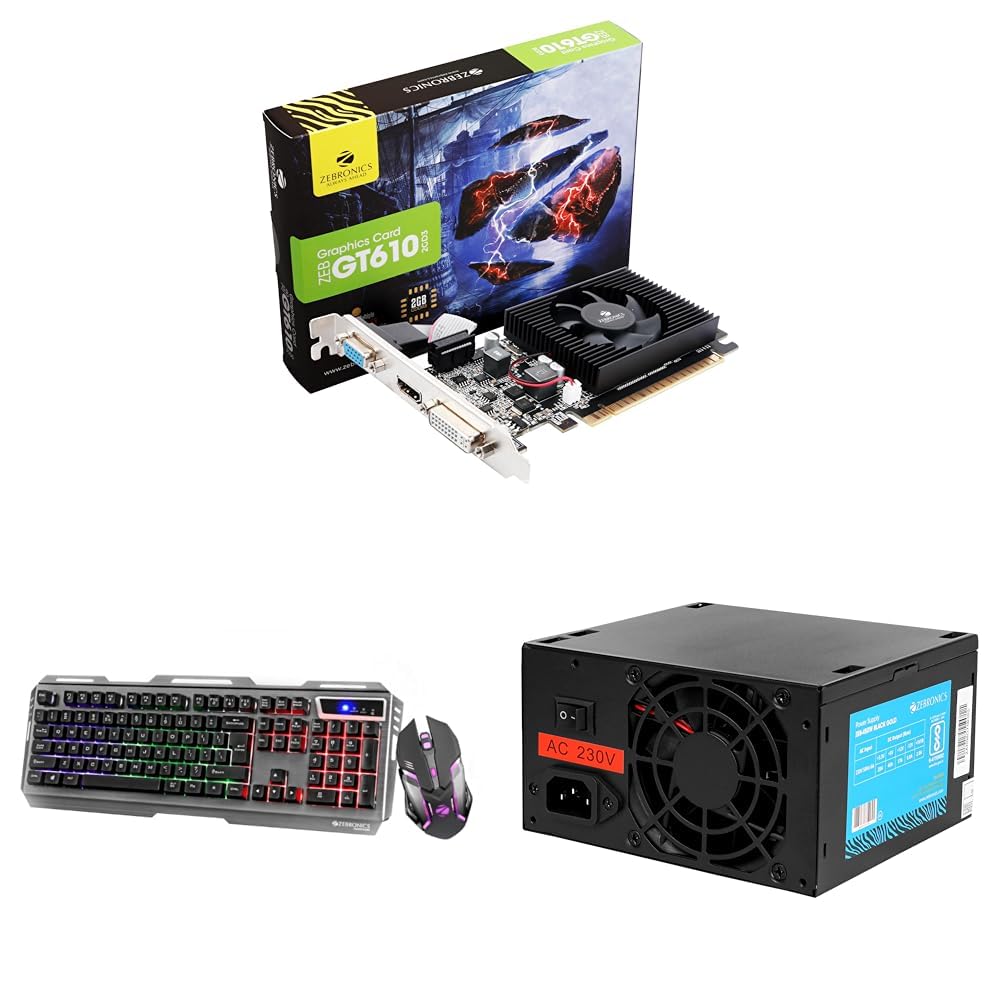 ZEBRONICS Gt610 2Gd3 with Pcie 2.0,Multiconnectivity Hdmi Dvi Vga,High Efficiency,Heatsink with Fan.-image-26