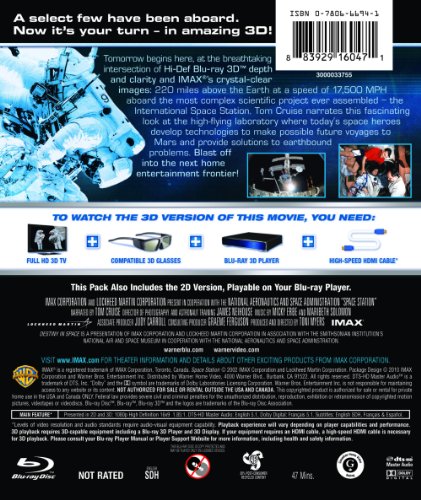 IMAX: Space Station (Single Disc Blu-ray 3D / Blu-ray Combo) image 4