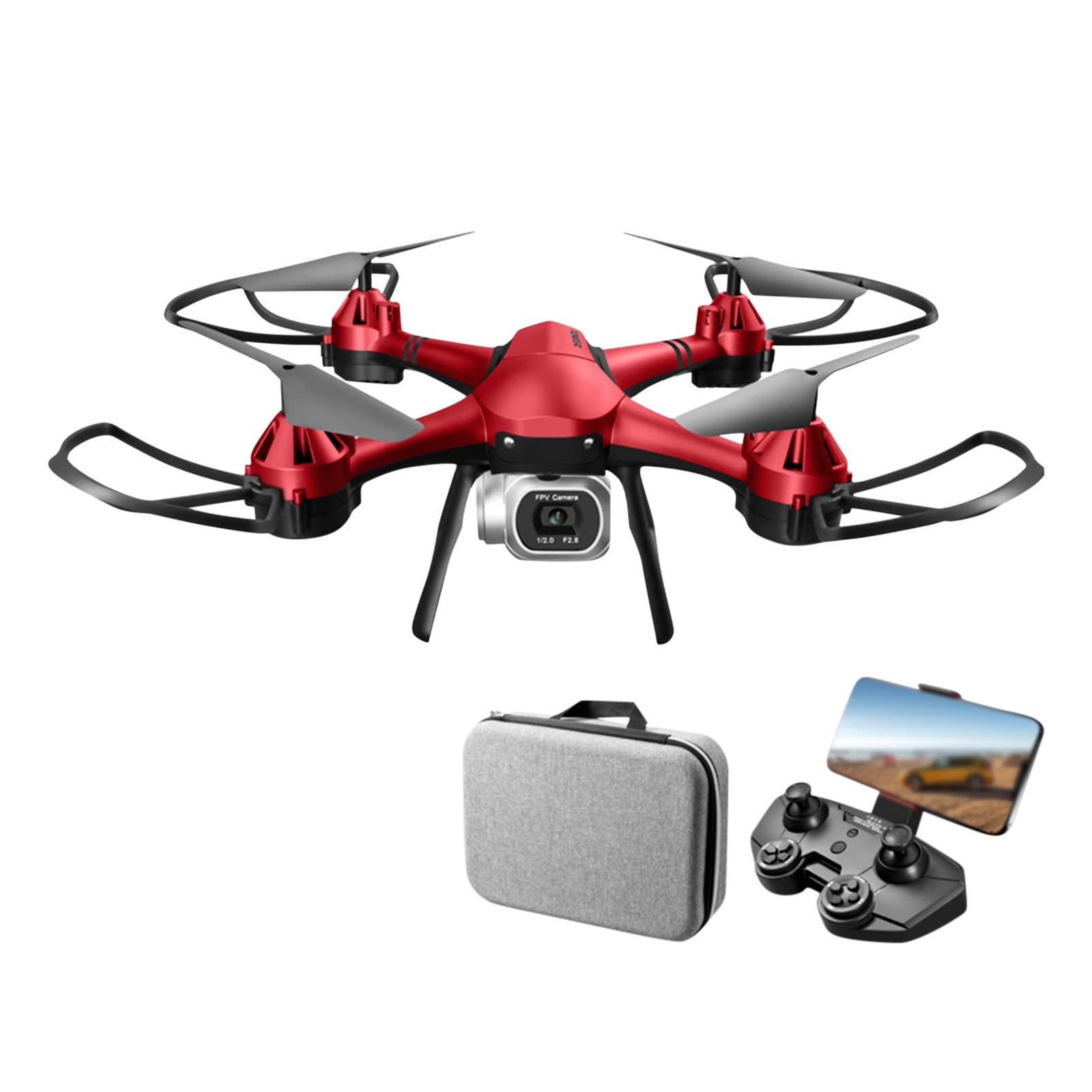 MDybf Dron z kamerą dla dorosłych i dzieci z kamerą dla dorosłych profesjonalny dron RC z kamerą dla dorosłych i dzieci z podwójną kamerą 2K WiFi FPV Onekey Return Control Trajektoria Fligh