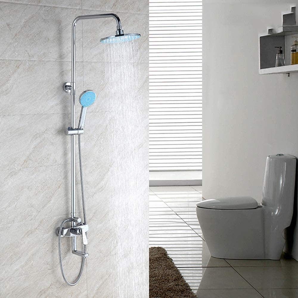 Ensemble de douche sombre dans le mur design et kit de bain à colonne ascenseur