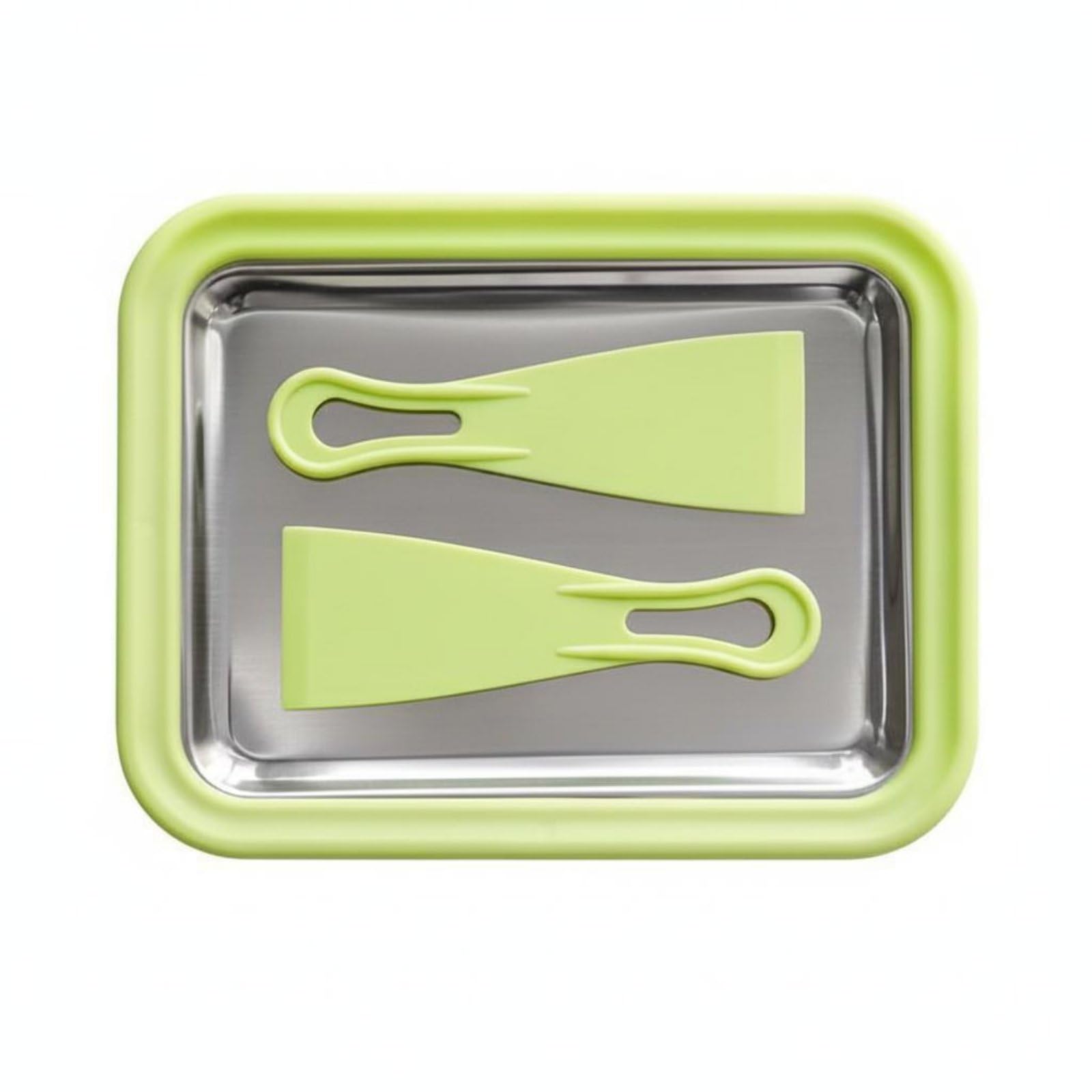 Mini Size Rolled Ice Cream Pan Easy to Use Chilled Yogurt Appliance Multi Purpose Rolled Ice Cream Tray No Electricity Needed for Children, Party, Honeydew Grn | Home & Garden-image-24