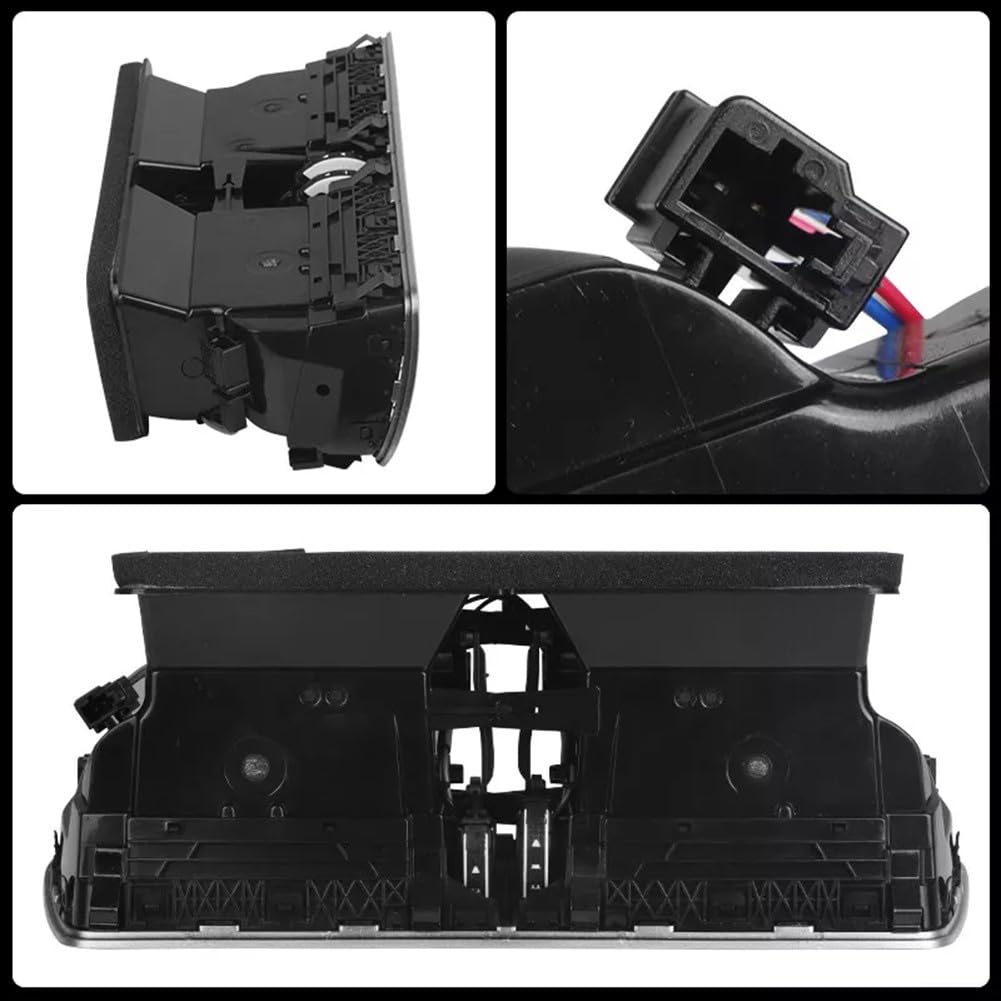 Pannello centrale per cruscotto con presa di controllo del clima per Passat B6 B7, CC 2006-2011, 3AD819728A, nero