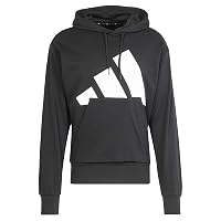 adidas Uomo Essentials Big Logo French Terry Hoodie Sweatshirt