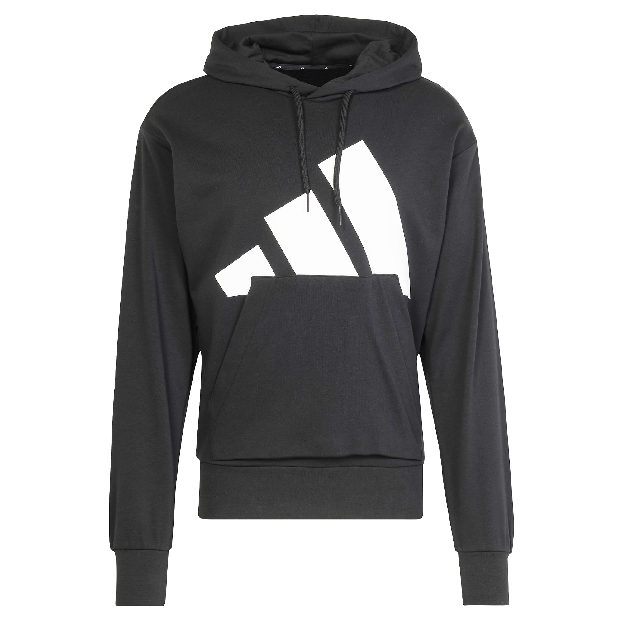 adidas Men's Essentials Big Logo French Terry Hoodie Hooded Sweatshirt M Black