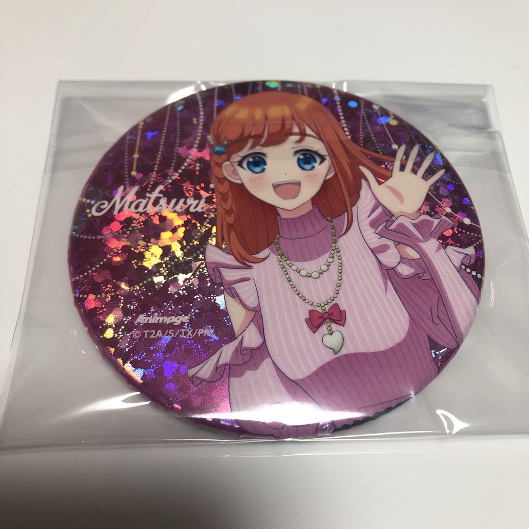 ワッチャプリマジ　陽比野まつり　ひみつのプリマジまつり 缶バッジ Amazon | プリマジ まつり 陽比野まつり 缶バッジ アニメージュ
