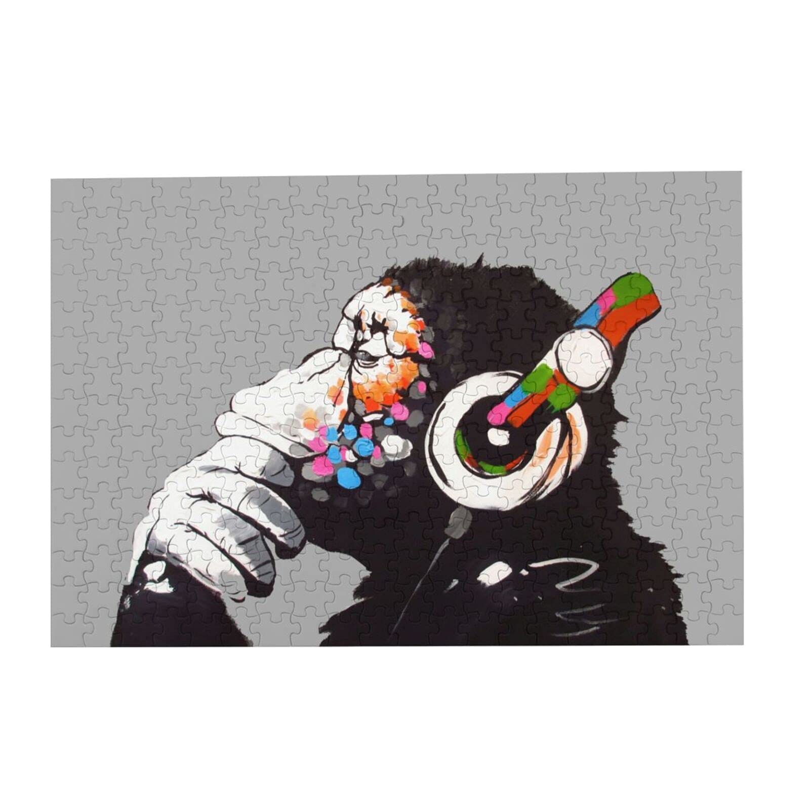 Amazon | ジグソーパズル 300ピース 木製 ゴリラ バンクシー Banksy