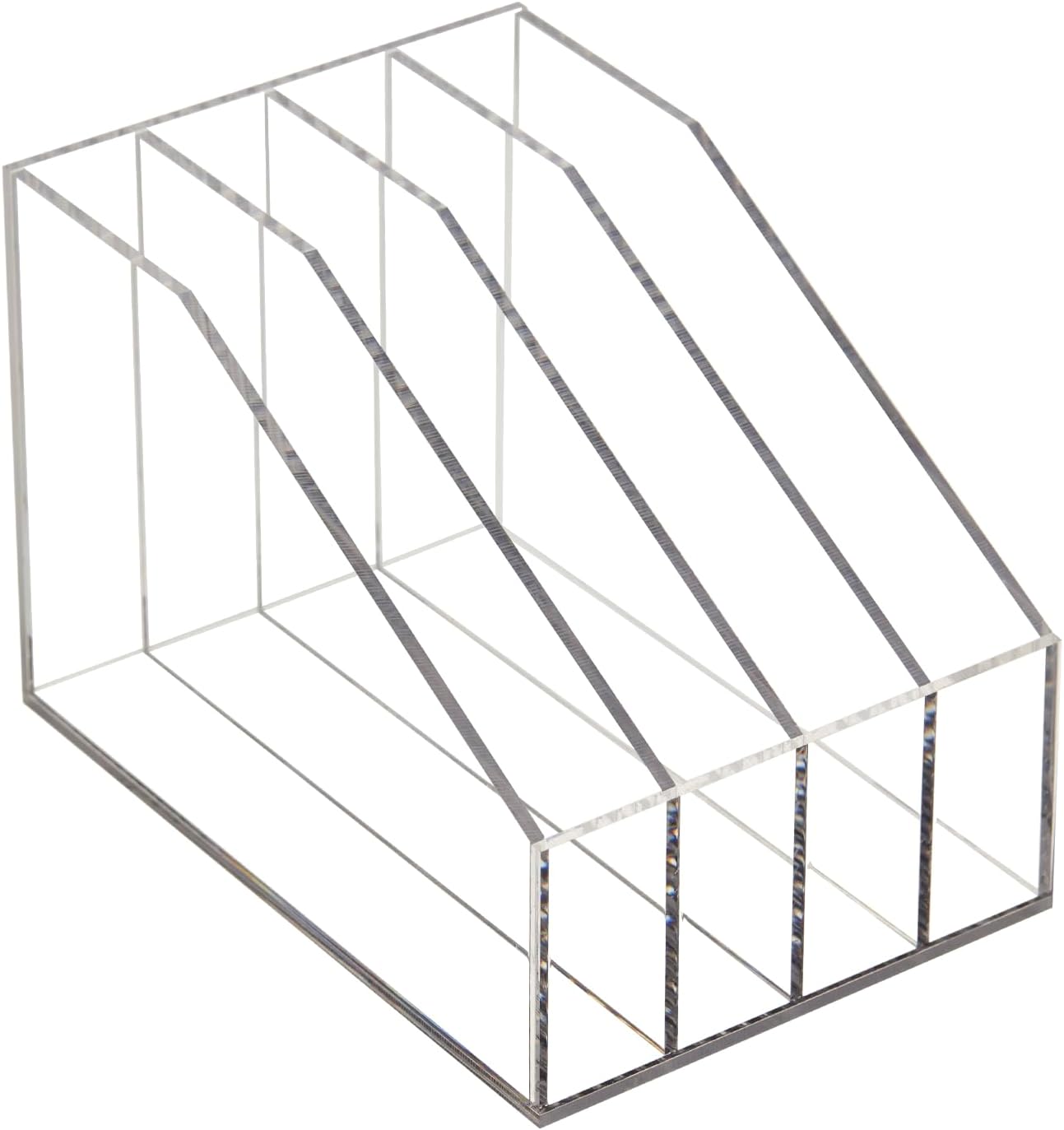 Acrylic Powder Packet Holder Electrolyte protein bar Mouth Wash Container, Drink Packet Storage for Pantry, Cafe，Office Supplie,Desk Accessories & Organizer with Pen, Marker Pen, Mail, Notebook(2Pack)