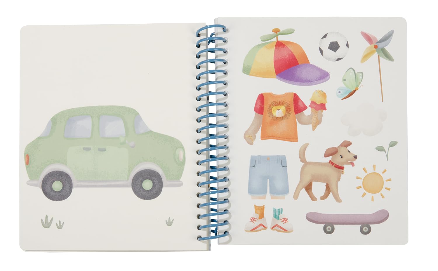 Little Dutch Libro con adesivi Dress me up Jim & Friends