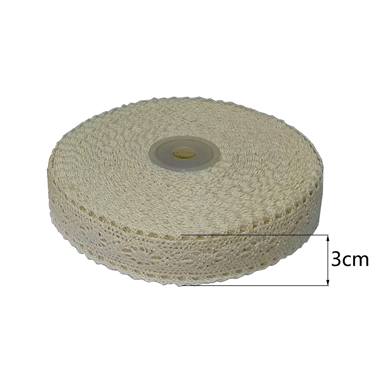 Ruban De Dentelle Vintage En Coton - 4,5 M X 5,7 Cm - Pour Couture, Décoration Mariage, Travaux Manuels